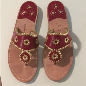 Jack Rogers - Crimson & Gold